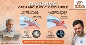 Difference Between Open Angle Glaucoma and Closed Angle Glaucoma
